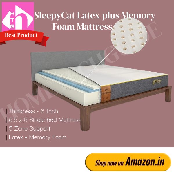 SleepyCat Latex plus Memory Foam Mattress