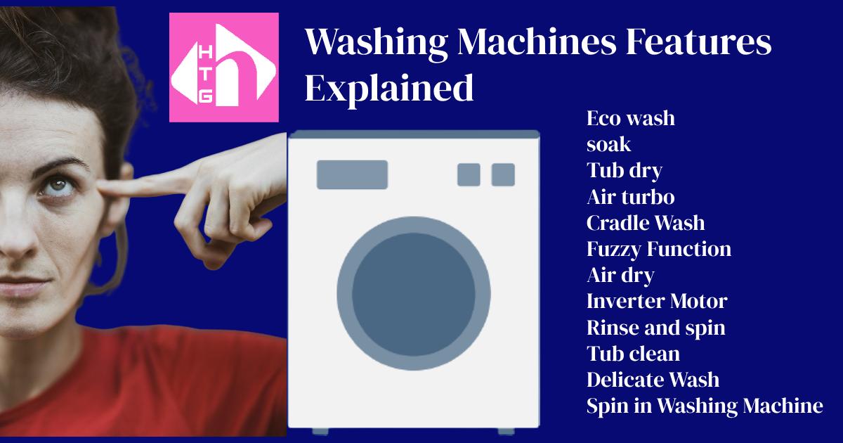 washing machine features