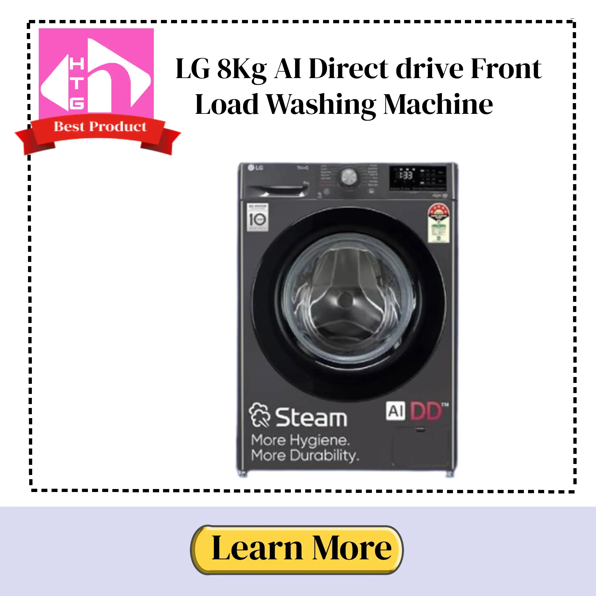 Best-selling-LG-8Kg-AI-Direct-drive-Front-load-washing-machine